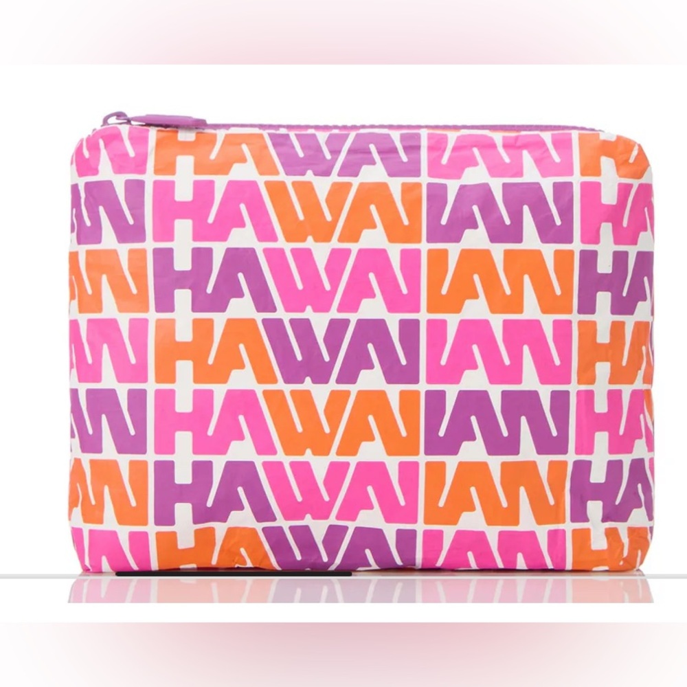 BNWT - ALOHA COLLECTION/HAWAIIAN AIRLINES Vintage Hawaiian Small Pouch🌺✈️
